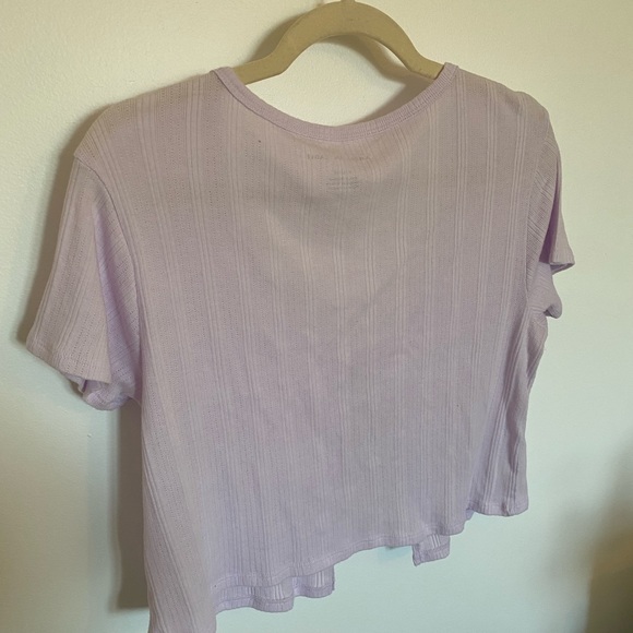 American Eagle Tie Front Crop Top - Picture 5 of 5